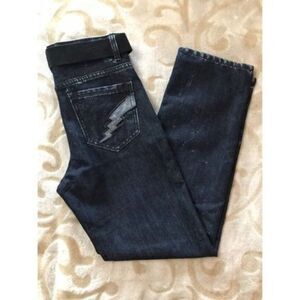 Girls SK2 Apparel Belted Jeans NWT - Size 14